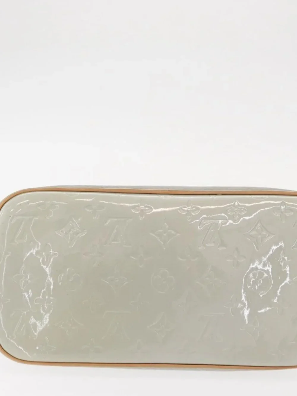 LOUIS VUITTON Monogram Vernis Houston Hand Bag Gris M91053 LV Auth 157738 - Picture 6 of 16